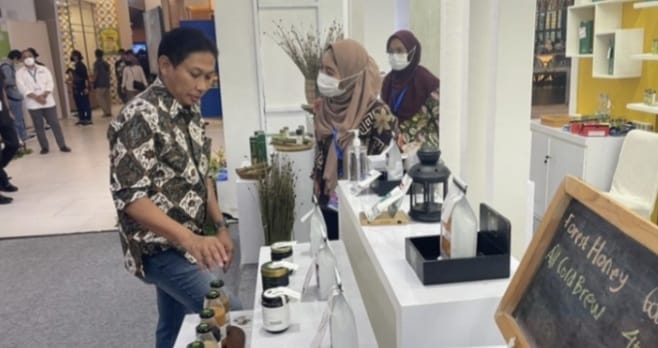 Kopi menjadi primadona selama JaKreatiFest yang berlangsung di Gedung Sarinah. Foto ; Istimewa