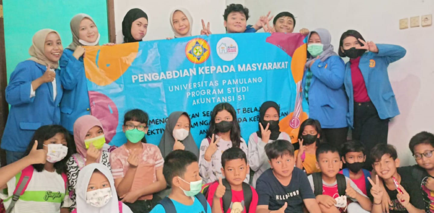 Kegiatan PKM Rumah Belajar Cahaya. (tangselpos.id/ist)