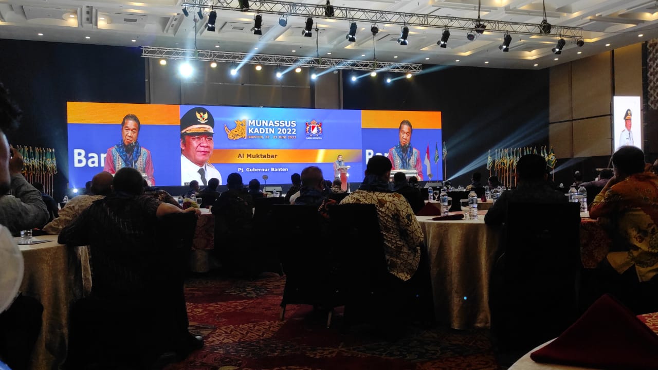 Provinsi Banten terpilih menjadi wilayah penyelenggaraan musyawarah nasional khusus (Munassus) Kamar Dagang dan Industri (Kadin) yang mulai berlangsung sejak Kamis (23/6/2022) besok. (ist)