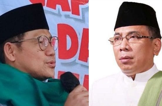 Ketum PKB Muhaimin Iskandar dan Ketum PB NU Yahya Cholil Staquf. (Ist)