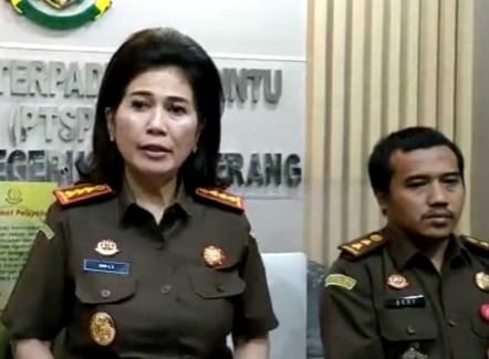 Tim dari Kejaksaan Kabupaten Tangerang saat konferinsi pers. Foto : Istimewa