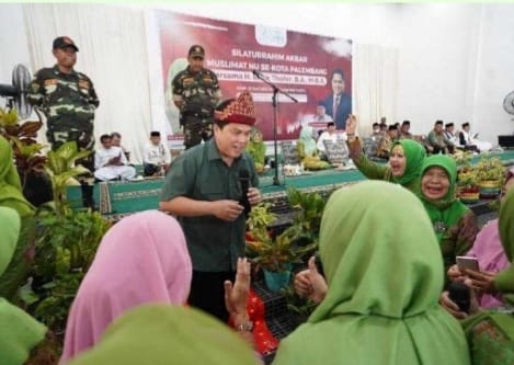 Erick Thohir saat berada di Pesantren Muqimus Sunnah, Palembang. Foto : Istimewa