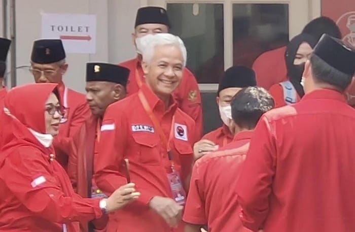 Ganjar Pranowo di acara Rakernas PDIP. Foto : Istimewa