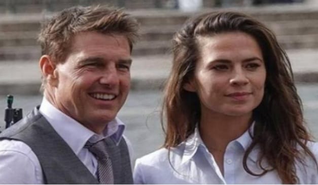 Tom Cruise dan Haley Atwell. (Ist)