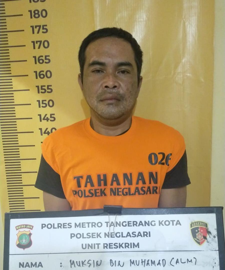 Pelaku Penipuan Mamah Muda Berhasil Ditangkap Polsek Neglasari, Kota Tangerang, Rabu, (22/6/2022). (ist)