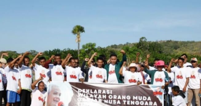 Mahasiswa dan Pelajar NTT dukung Ganjar Pranowo jadi Presiden 2024. (Ist)