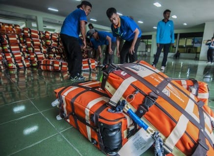 Ilustrasi Koper jamaah haji Indonesia.