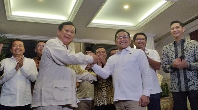 Pertemuan Ketum Gerindra dan Ketum PKB beberapa waktu yang lalu. (Ist)
