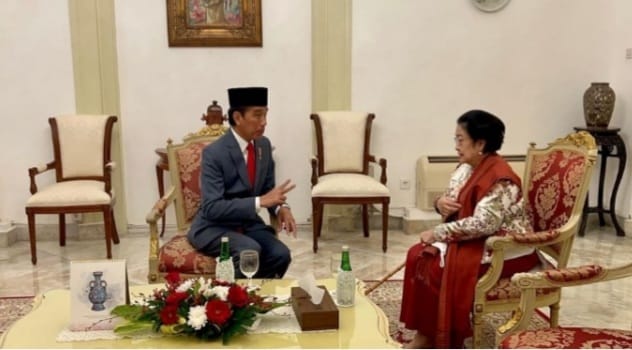 Presiden Joko Widodo bersama Ketua BPIP Megawati Soekarnoputri. Foto : Istimewa