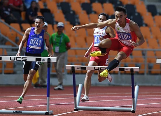 Atlet latihan rutin. (Ist)