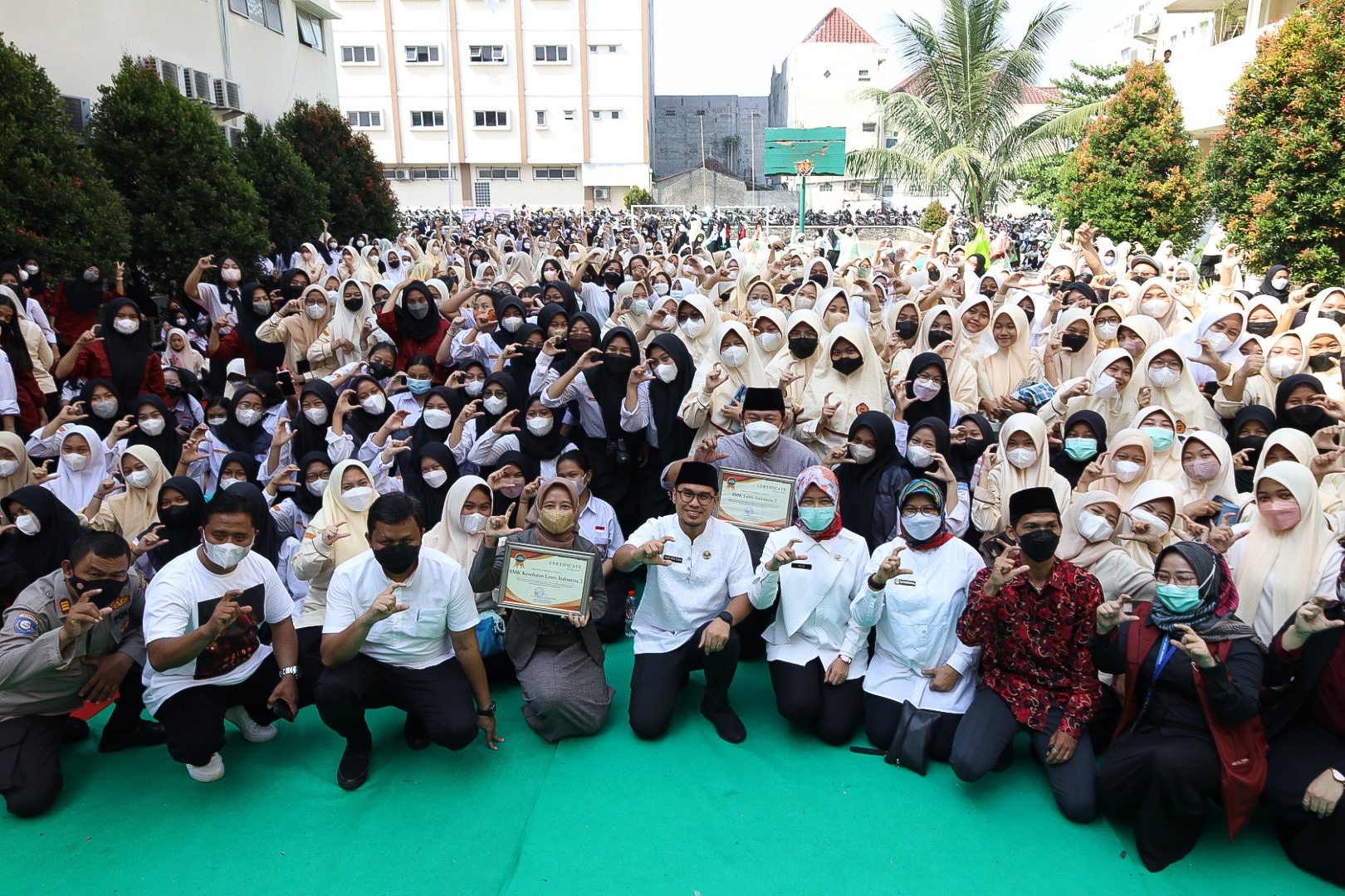 10.244 remaja putri di Tangsel ikuti gerakan minuman tablet tambah darah serentak. (Ist)