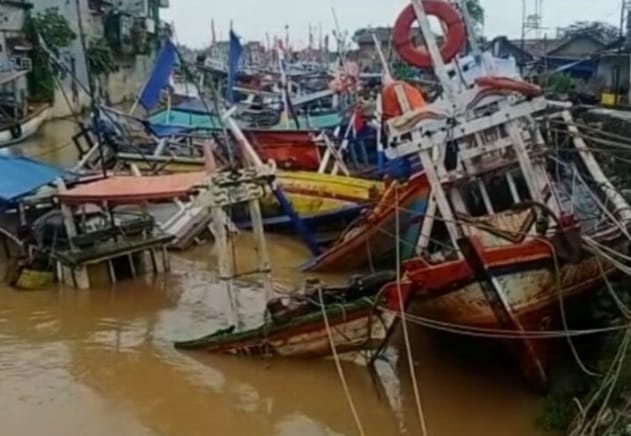 Suasana aliran Muara Sungai Cipunten Agung Labuan, Pandeglang. (Ist)