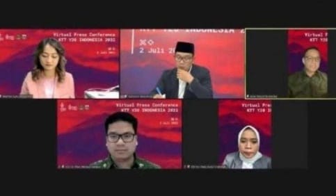 Forum Youth 20 (Y20) yang digelar secara virtual, Sabtu (2/7). (Ist)