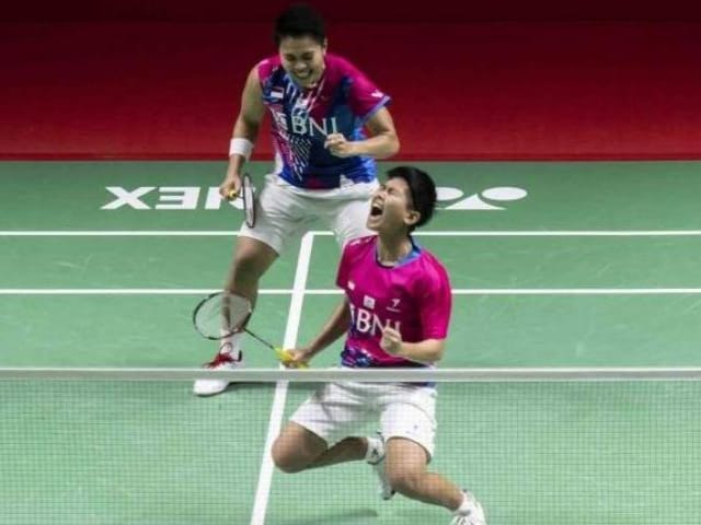 Pasangan ganda putri Indonesia Apriyani/Fadia melangkah maju ke Final Malaysia Open 2022. (Ist)