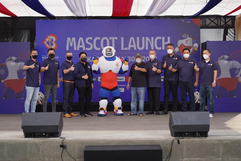 Erick Thohir saat launching Maskot FIBA Basketball World Cup 2023. (Ist)