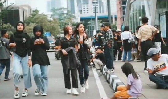 Keramaian SCBD. (Ist)