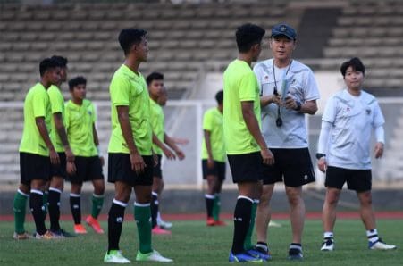 Timnas U 19 saat menjalani latihan dibawah pelatih STY. (Ist)