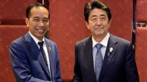 Jokowi Selalu Kenang Jasa Shinzo Abe. (Ist)