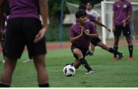 Malam Ini, Timnas U-16 Siap Tempur Lawan Filipina Latihan para pemain U-16. (Ist)