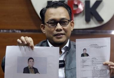 Maming Si Buronan KPK Jubir KPK Ali Fikri. (Ist)