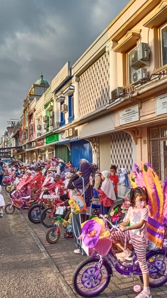 Peringati HAN 2022, Pemkot Tangsel : Anak Terlindungi, Indonesia Maju Kegiatan fun bike dalam rangka peringatan HAN 2022 Kota Tangsel. (tangselpos.id/ist)