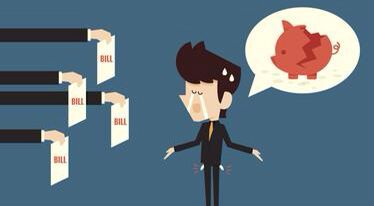 Ilustrasi Terjerat Utang.