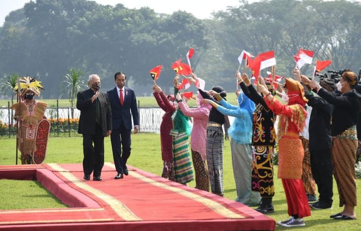 Presiden Joko Widodo bersama Presiden Timor Leste Ramos Horta. Foto : Istimewa