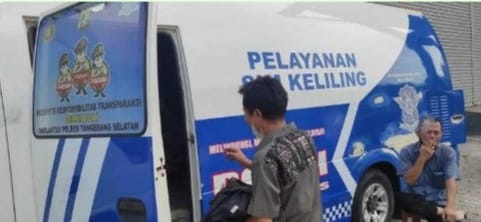 Mobil pelayanan SIM Keliling. (Ist)