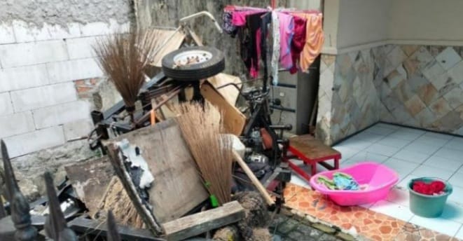 Akibat Tidak Terawat, Rumah Dinas Pejabat DKI Jadi Gudang Rongsokan Rumah dinas DKI jadi gudang. (Ist)