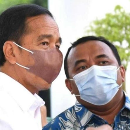 Presiden Jokowi bersama Andi Gani Wea. (Ist)