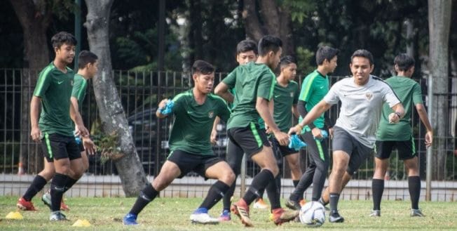 Bima Sakti dan Timnas U 16. Foto : PSSI