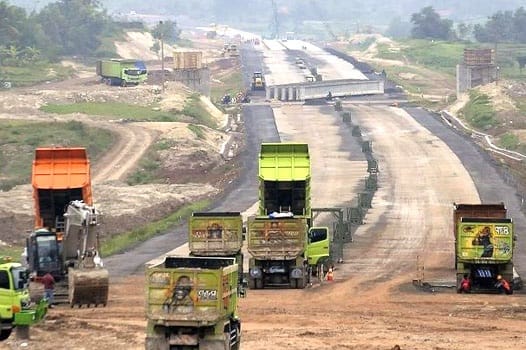 Proyek Tol Serang Panimbang. Foto : Istimewa