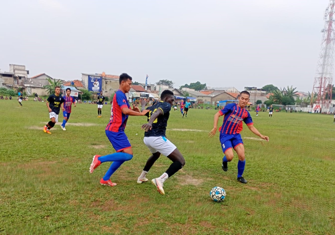 Hujan gol terjadi di laga antara Dejan melawan Diklat Pakujaya, Rabu (24/8) sore.(Foto: dok.Panitia Bina Jaya Cup).