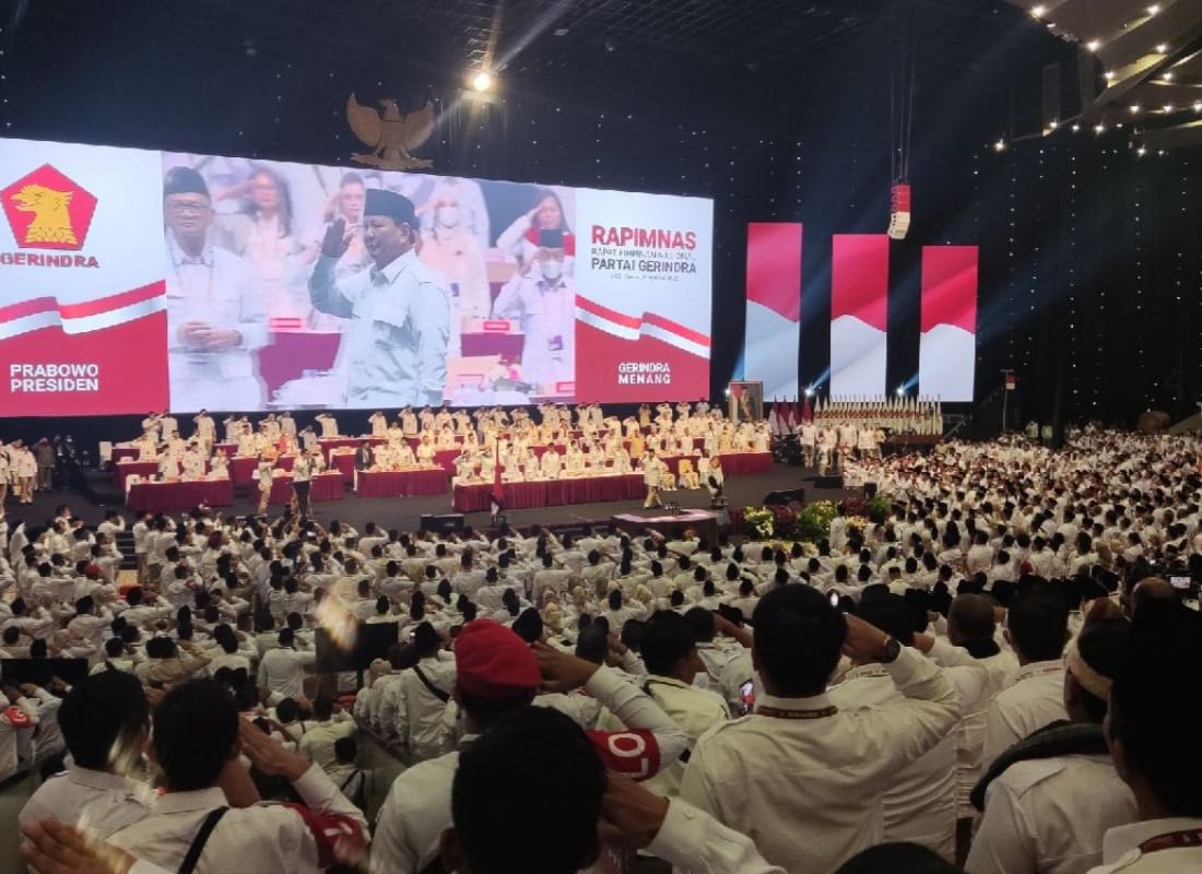 Suasana Rapimnas Gerindra di SICC Sentul, Bogor. (Ist)