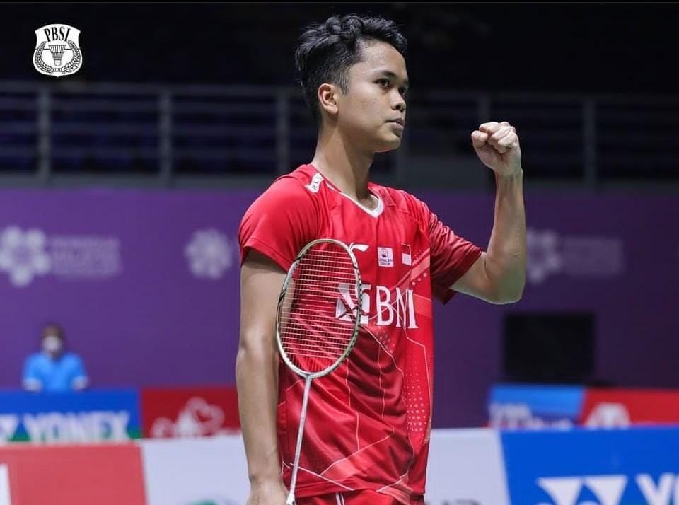 Ginting Menang 3 Game, Sikat Wakil Brazil (Foto : Istimewa)