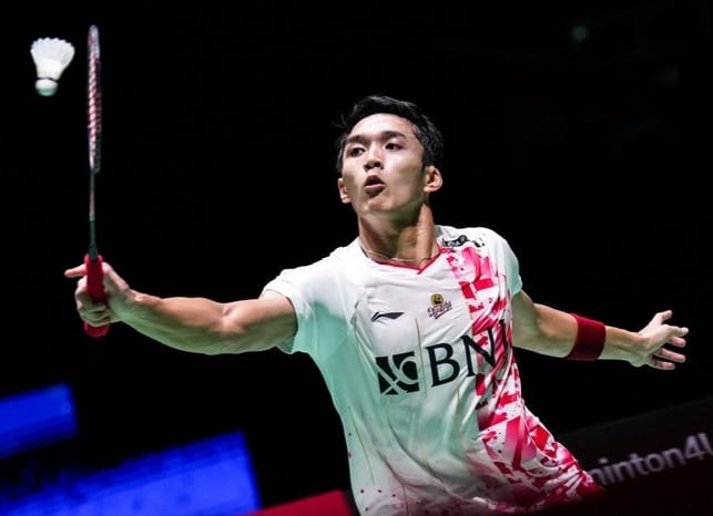 Pemain tunggal Indonesia Jonatan Christie. Foto ; Istimewa