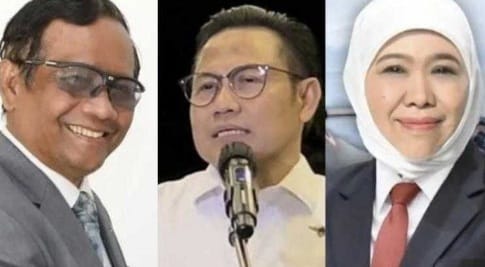Mahmud MD, Muhaimin Iskandar dan Khofifah Indar Parawansa. (Ist)