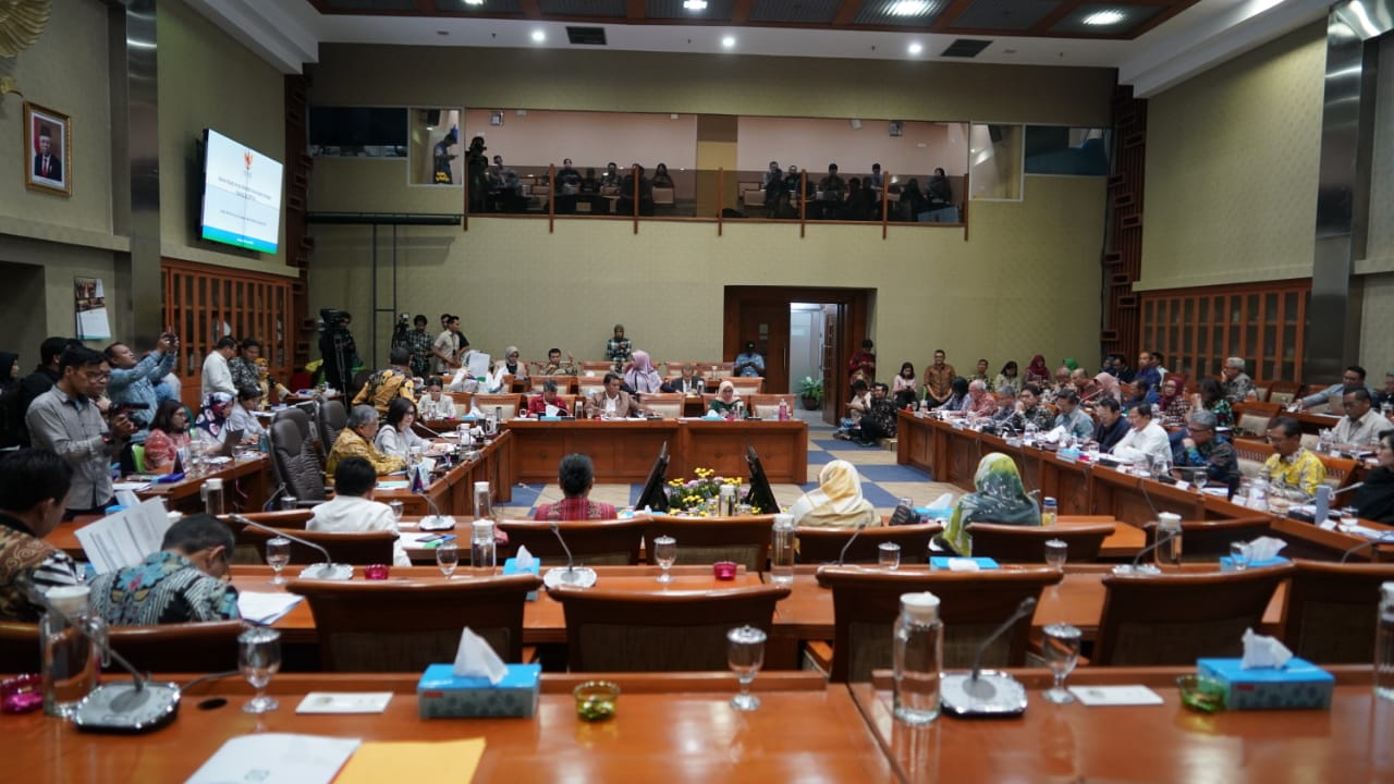 Suasana rapat DPR RI. (Ist)