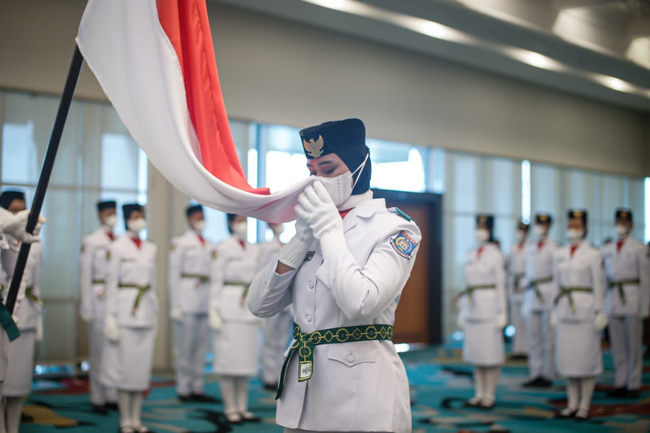 Pengukuhan Paskibraka Kota Tangsel. (ist)