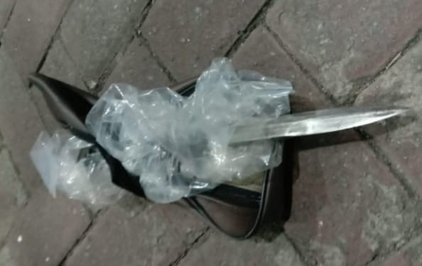 Polisi Dan Warga Jadi Korban Penusukan Penadah Curanmor Di Cibodas Tangerang Senjata yang digunakan penadah untuk melukai aparat Polisi dan warga. (Ist)
