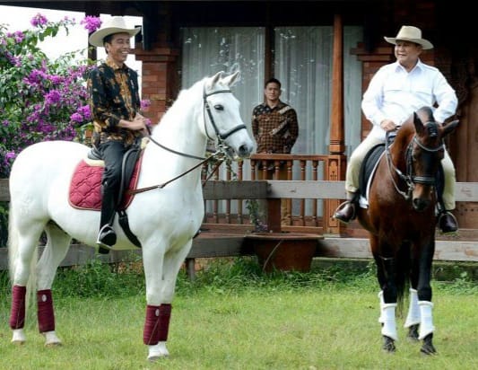 Presiden Jokowi dan Menhan Prabowo Subianto. (Ist)