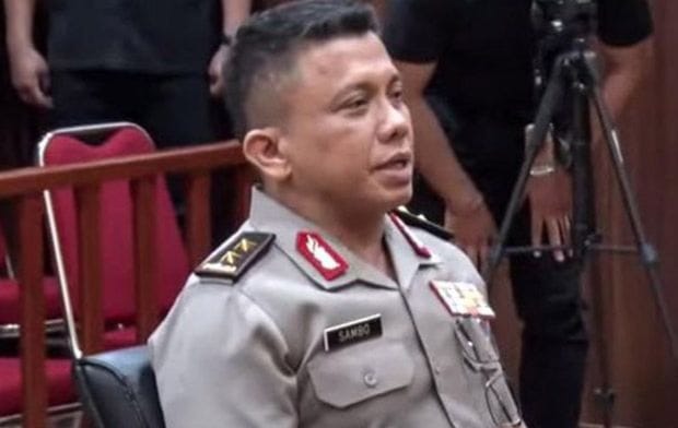 Penampilan Ferdy Sambo saat sidang kode etik Polri. (Ist)