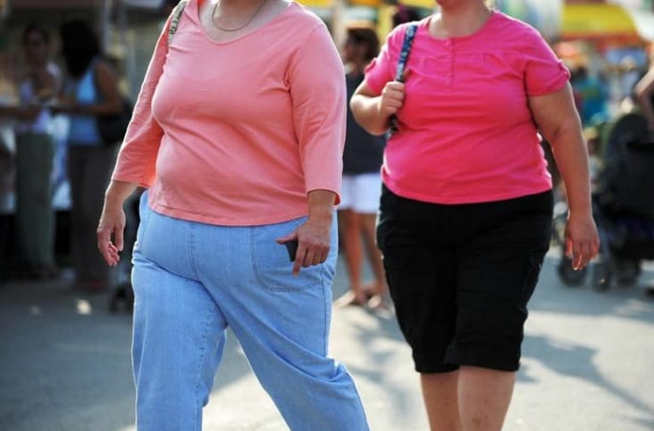 Ilustrasi orang obesitas. (Ist)
