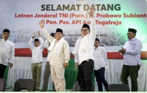 Ketum Gerindra Prabowo Subianto dan Ketum PKB Muhaimin Iskandar. (Ist)