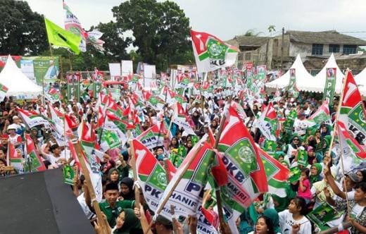 Elite PKB Kudu Cepat Konsolidasi Ilustrasi Simpatisan PKB saat kampanye pada Pemilu. (Ist)