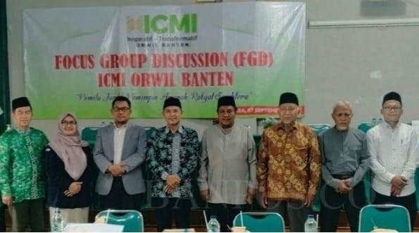 ICMI Banten: Pemilu 2024 Hindari Politik Uang ICMI Orwil Banten mengadakan FGD dalam rangka Pemilu 2024. Foto : Istimewa