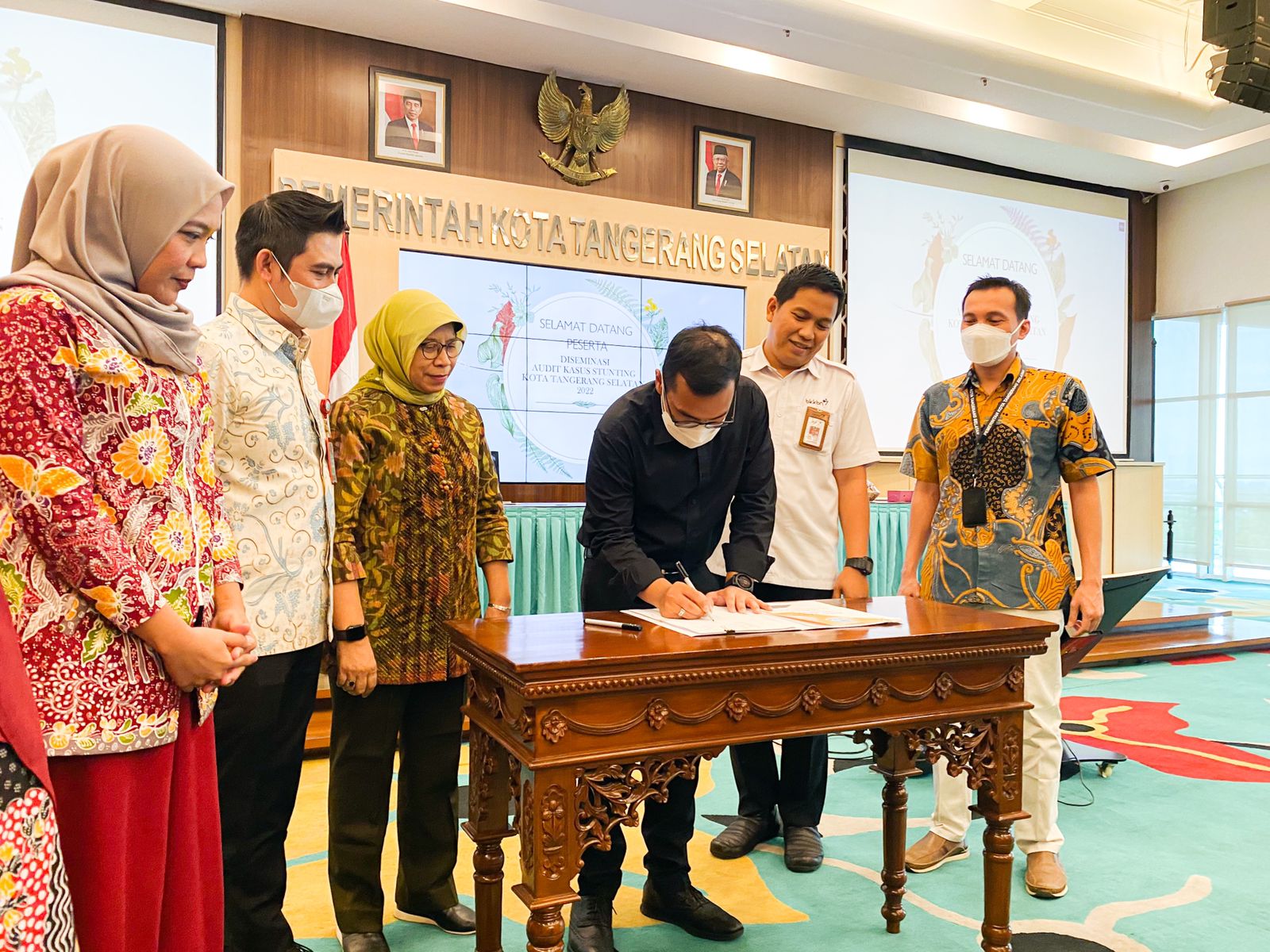 Rapat koordinasi percepatan penurunan dan temuan audit kasus stunting Kota Tangsel. (tangselpos.id/rmn)