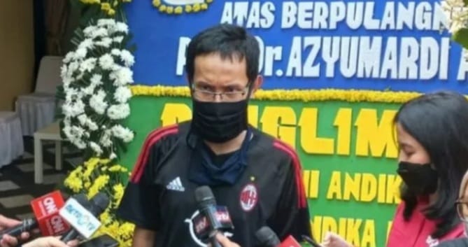 Raushan Fikri Usada putra sulung almarhum Prof Azyumardi Azra. (RM)