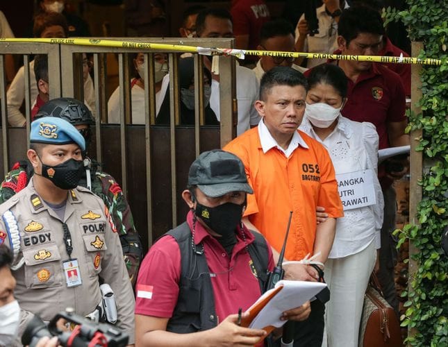 Kepercayaan Rakyat Turun Lagi Ferdy Sambo saat rekonstruksi. (Ist)