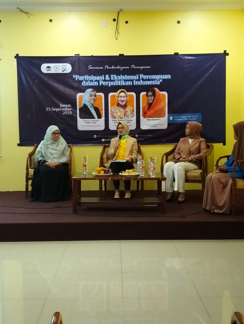 Mengukur Partisipasi Perempuan Dalam Perpolitikan Indonesia Airin Rachmi Diany menyatakan bahwa perempuan memiliki hak yang sama dalam dunia perpolitikan Tanah Air. (tangselpos.id/rmn)